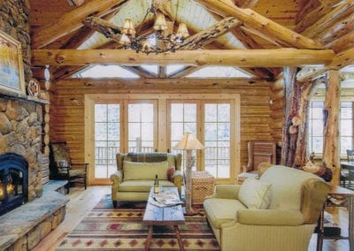 “The Summit” Luxury Log Home